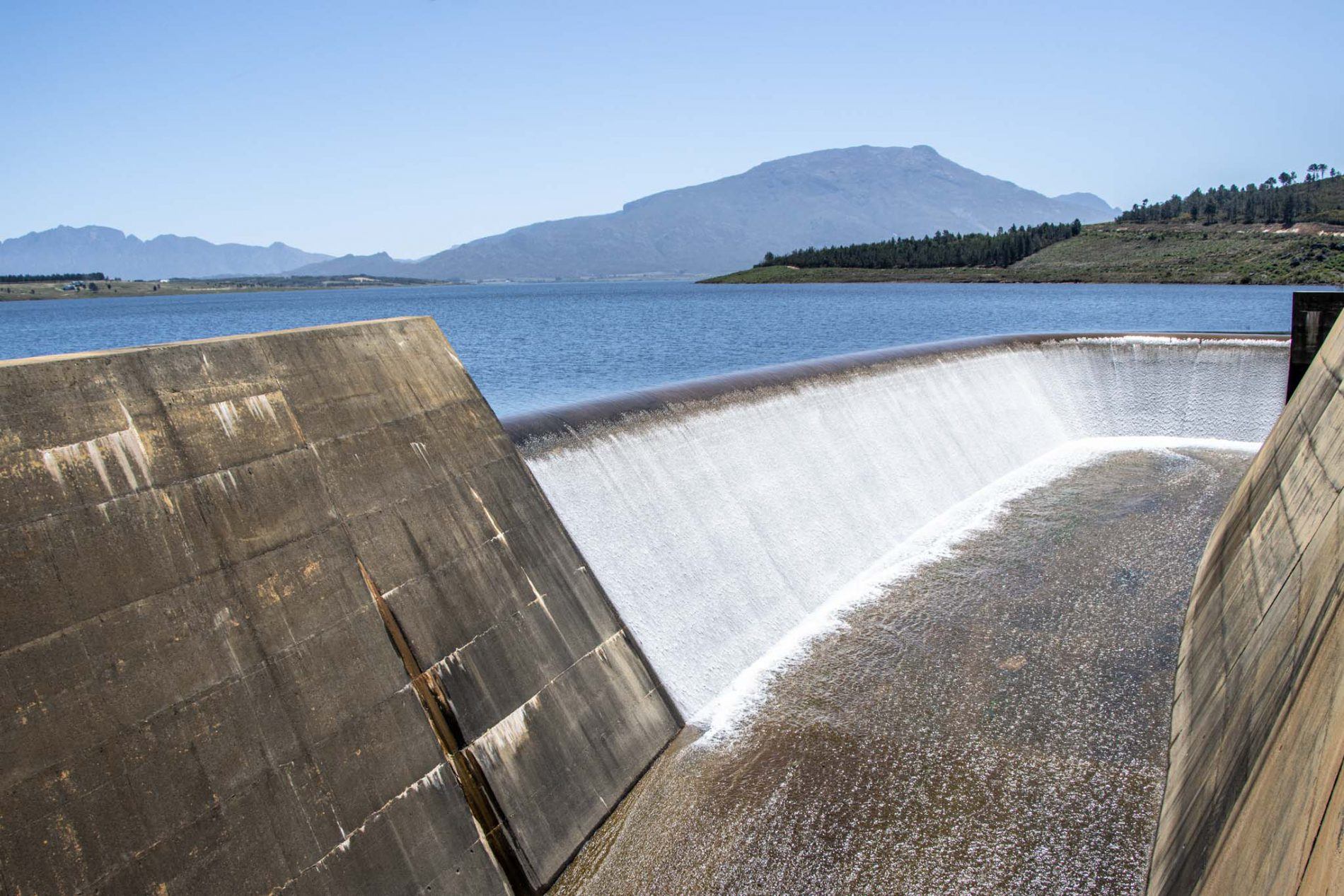 Wasser in Kapstadt: Der Theewaterskloof Dam ist voll